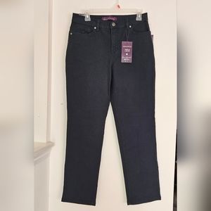 NEW! Gloria Vanderbilt Green Classic Rise Jean Size 6